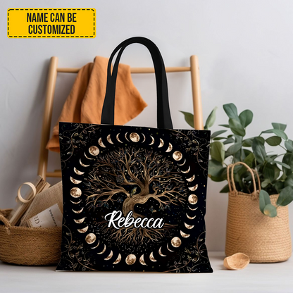 Tree Of Life Witch - Personalized Witch Tote Bag
