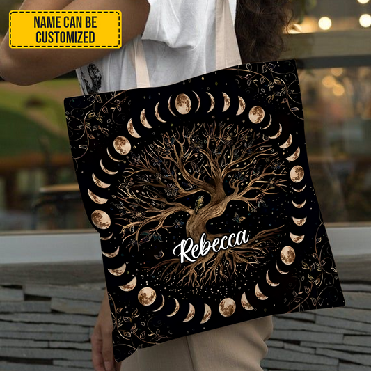 Tree Of Life Witch - Personalized Witch Tote Bag