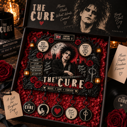 The Cure Boys Don’t Cry Wall Key Holder – Just Like Heaven Gothic Rock Music Home Decor