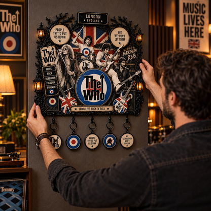 The Who Long Live Rock ’N’ Roll Wall Key Holder – Music Legend Wall Key Rack