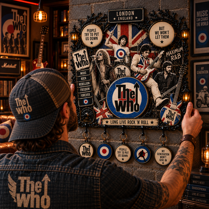 The Who Long Live Rock ’N’ Roll Wall Key Holder – Music Legend Wall Key Rack