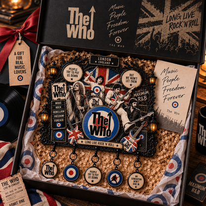 The Who Long Live Rock ’N’ Roll Wall Key Holder – Music Legend Wall Key Rack