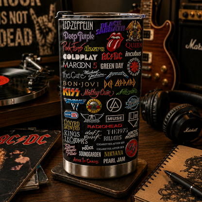 Rock Lovers - Classic Rock Legends Tumbler Version 2