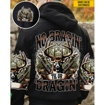 Personalized Deer Hunting All Over Print Shirt