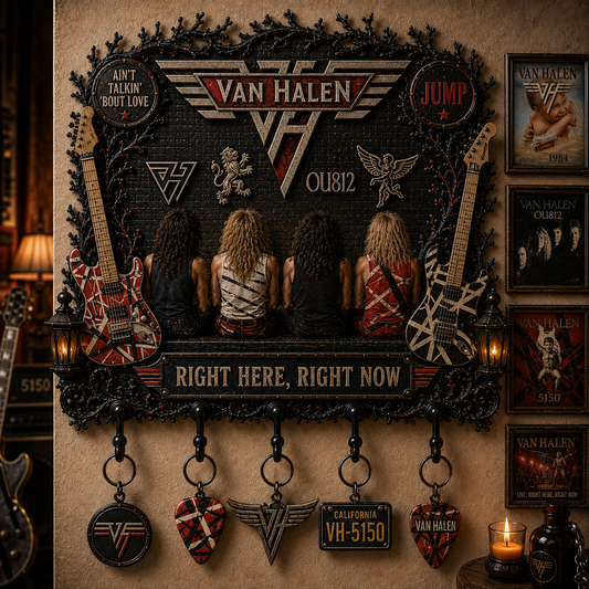 Van Halen Rock Legend Wall Key Holder – Music Legend Wall Key Rack