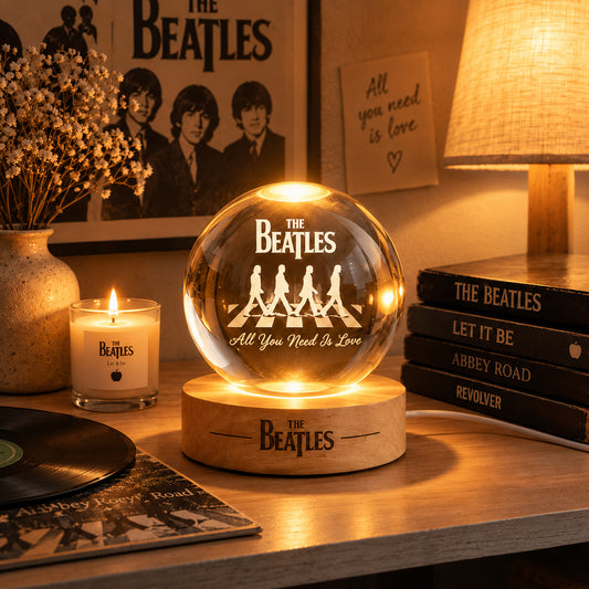 The Beatles All You Need Is Love Crystal Ball Night Light