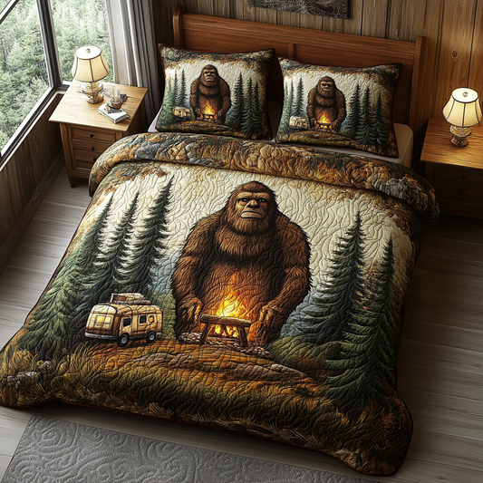 Wild Trackers - Bigfoot Quilted Bedding Set
