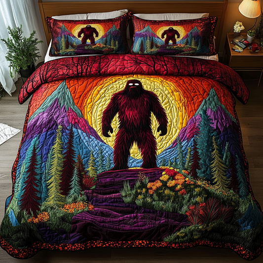 Sunfire Legend – Sasquatch Quilted Bedding Set