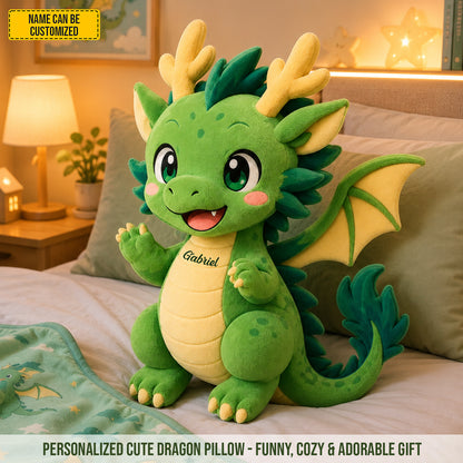Personalized Cute Dragon Custom Shaped Pillow