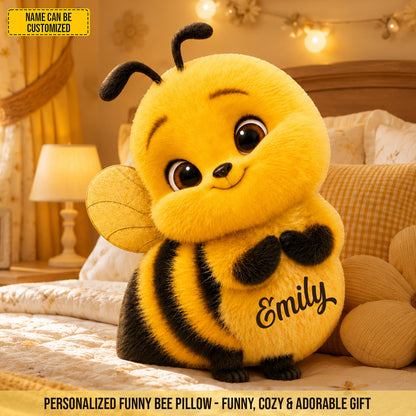 Personalized Cute Bee Shape Pillow