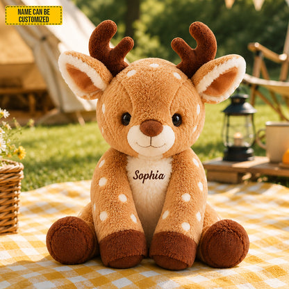 Personalized Reindeer Custom Shaped Pillow