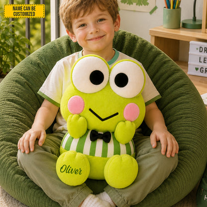 Personalized Cute Frog Shaped Pillow