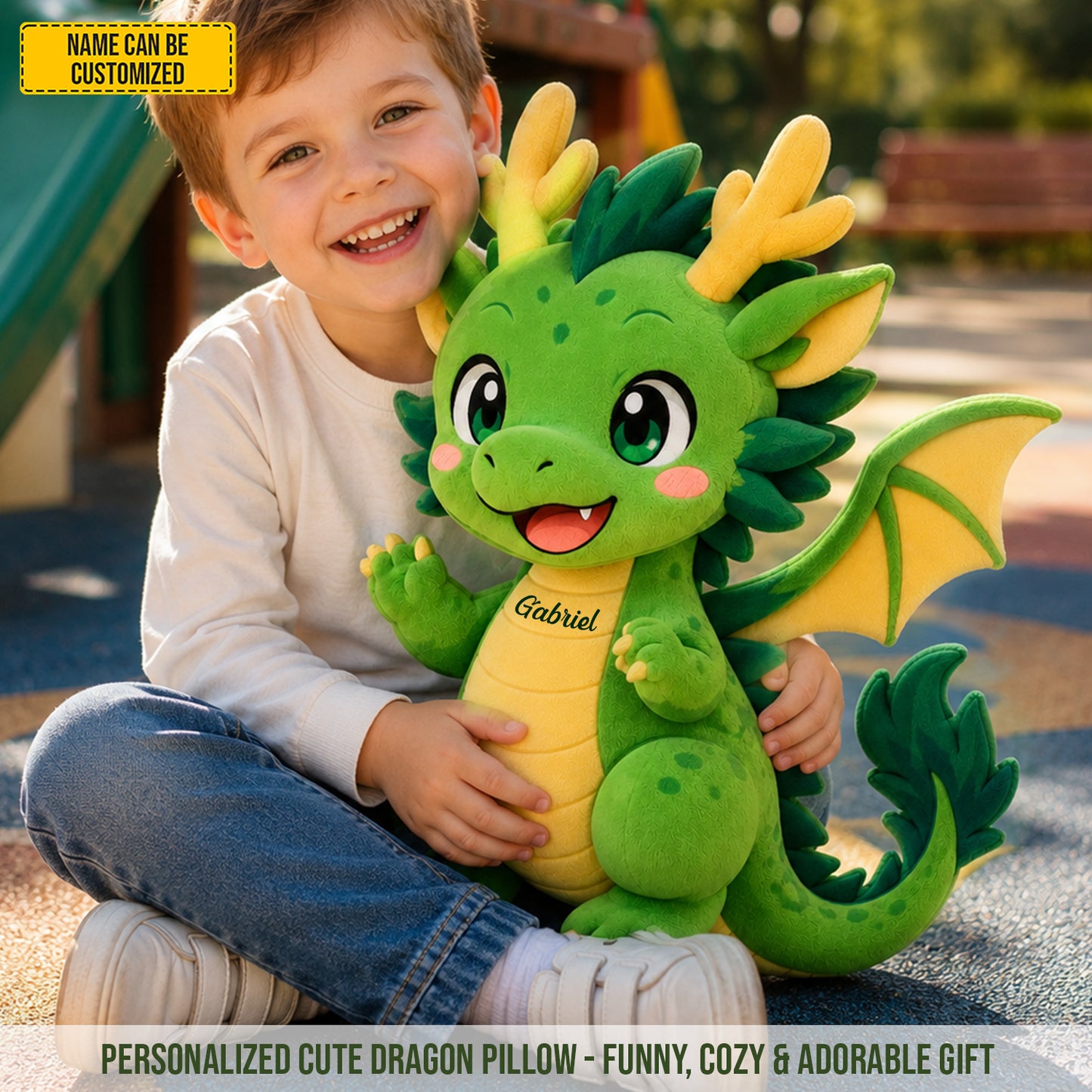 Personalized Cute Dragon Custom Shaped Pillow