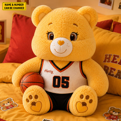 Personalized Bear Basketball Custom Shape Pillow