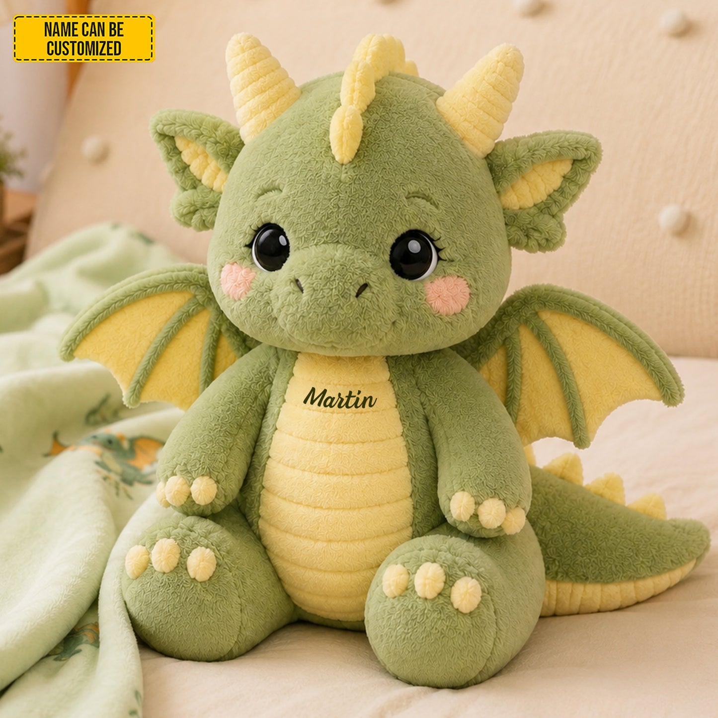 Personalized Baby Dragon Custom Shape Pillow