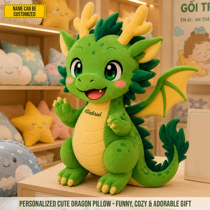 Personalized Cute Dragon Custom Shaped Pillow