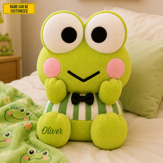 Personalized Cute Frog Shaped Pillow