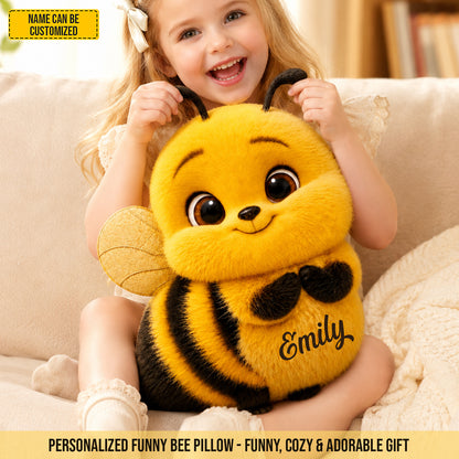 Personalized Cute Bee Shape Pillow