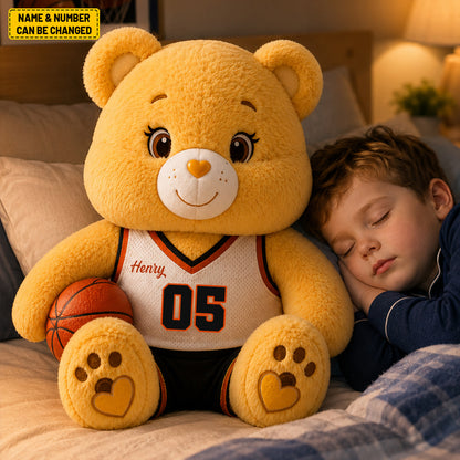 Personalized Bear Basketball Custom Shape Pillow