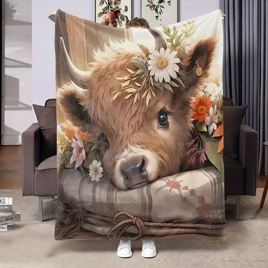 Cozy & Cute Cow - Beautiful Cow Blanket