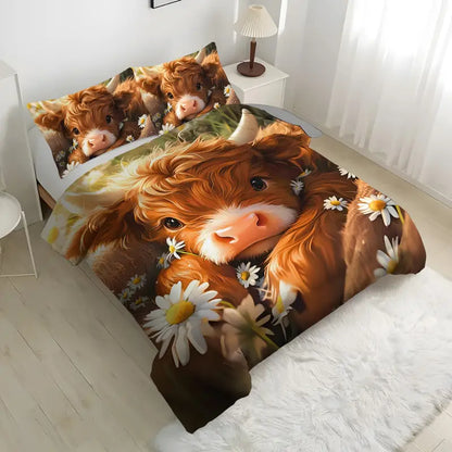 Cute Cow Pattern Bedding Set