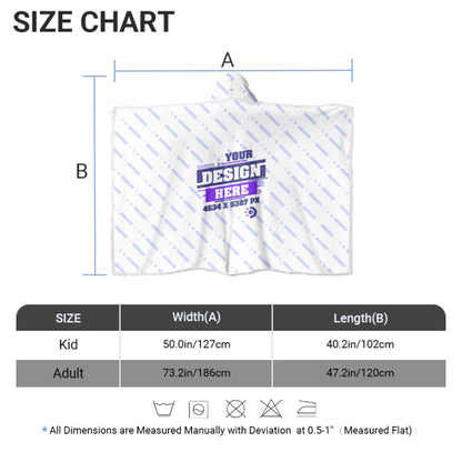 Personalized Witch Hooded Blanket