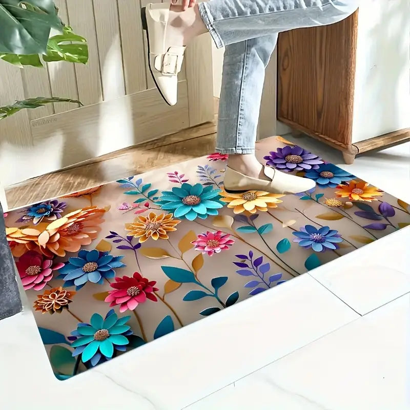 Beautiful Flowers - Flower Doormat