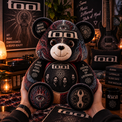 Tool Bear Custom Shaped Pillow – Progressive Metal Fan Gift