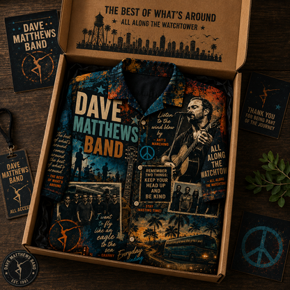Dave Matthews Band Hawaiian Shirt - Vintage Music Fan Gift 2