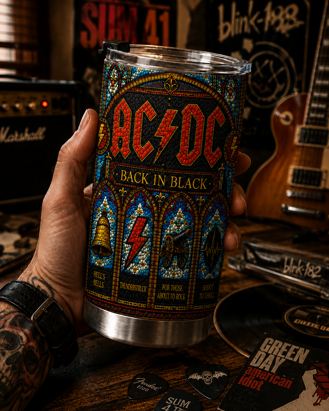 Rock Lovers - Classic Rock Legends AC/DC Tumbler Version 11