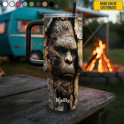 Proof I Found Him – Personalized Bigfoot Tumbler 40oz