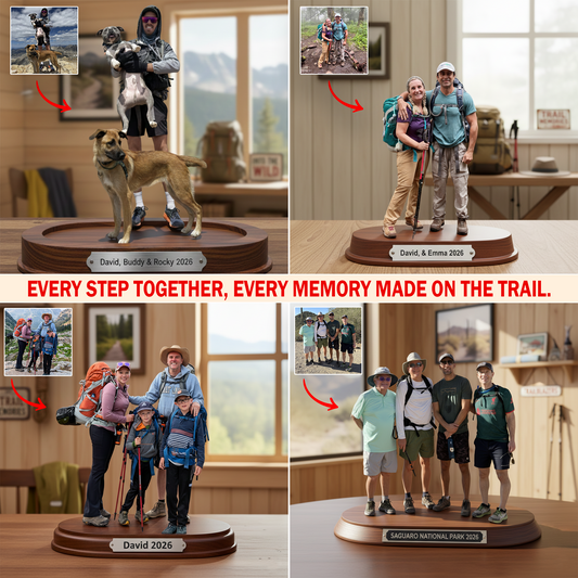 Memories on the Trail – Personalized Hiking Acrylic Plaque