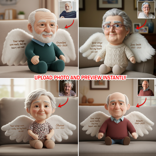 My Heart Was Not Ready – Personalized Memorial Shape Pillow