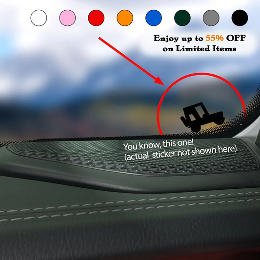 Offroad Car Climb Sticker