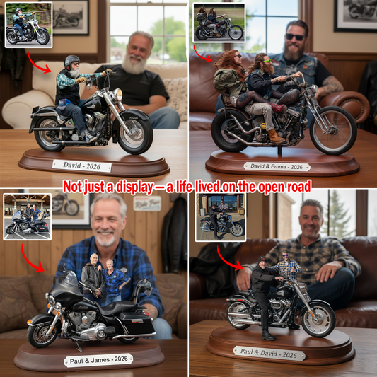 A Life on the Open Road – Personalized Motorcycle Acrylic Plaque