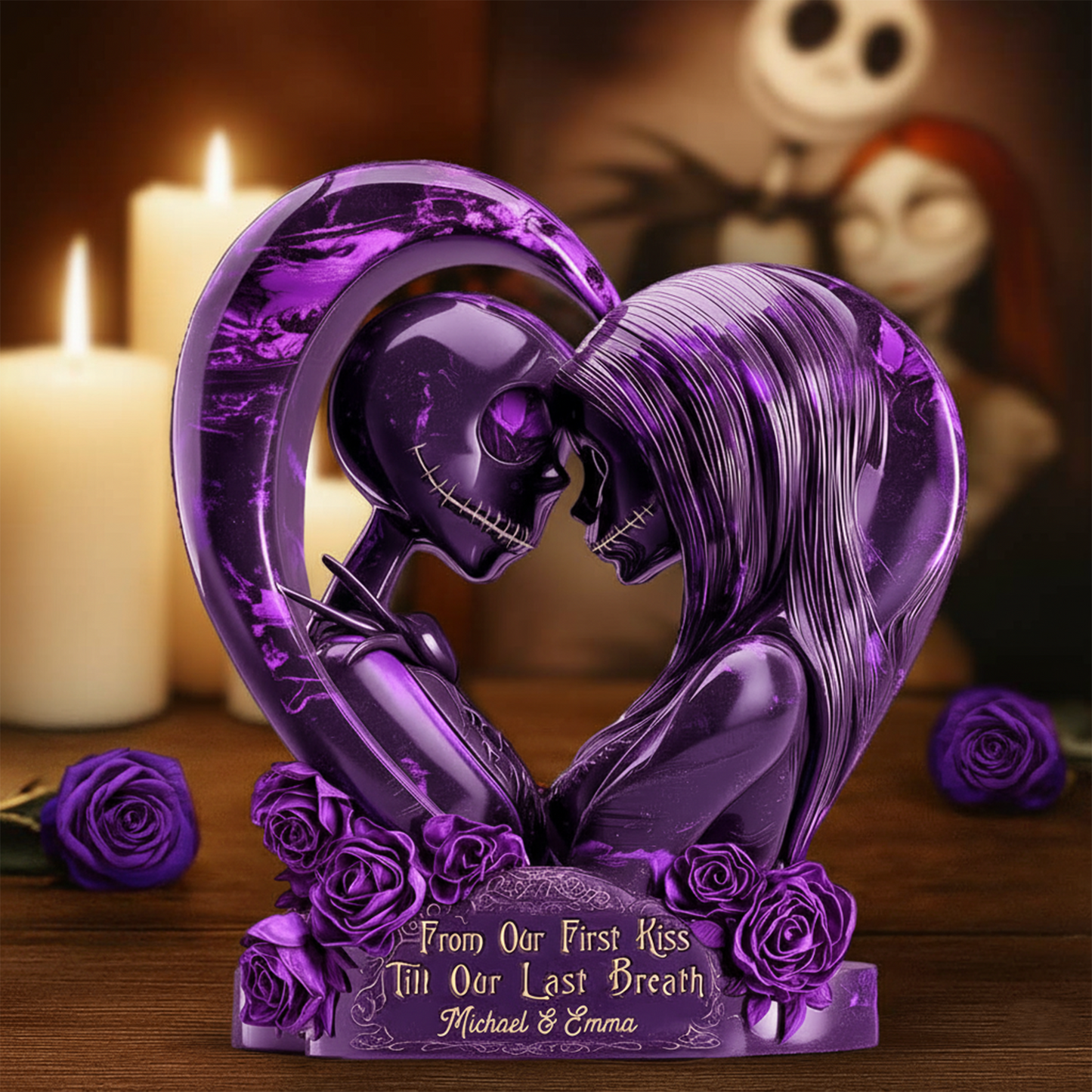 Till Our Last Breath – Personalized Couple Acrylic Plaque