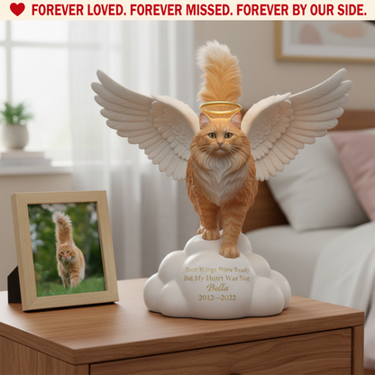 Angel Wings Memorial – Personalized Custom Shaped Acrylic Plaque
