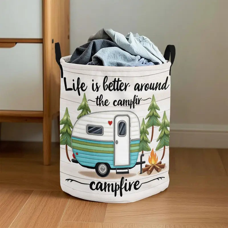 Life by the Campfire - Storage Basket