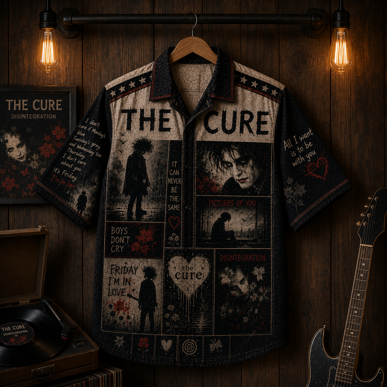 The Cure Hawaiian Shirt - Vintage Music Fan Gift