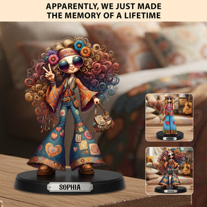 Peace & Love – Personalized Hippie Acrylic Plaque