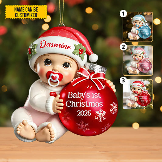 Baby Christmas Ornament - Personalized Gifts Ornament