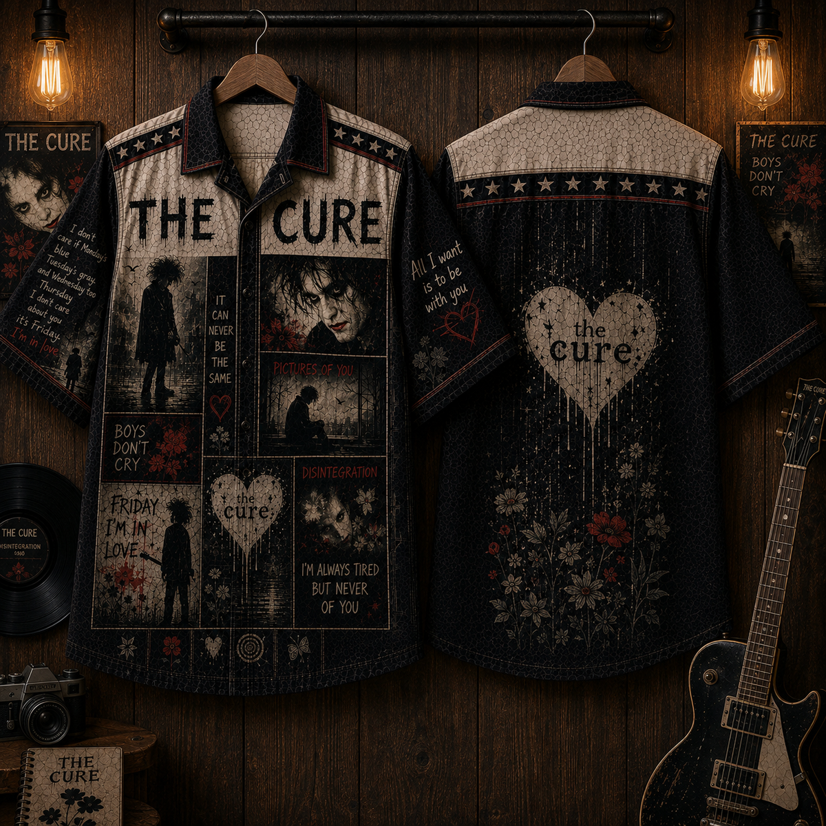 The Cure Hawaiian Shirt - Vintage Music Fan Gift