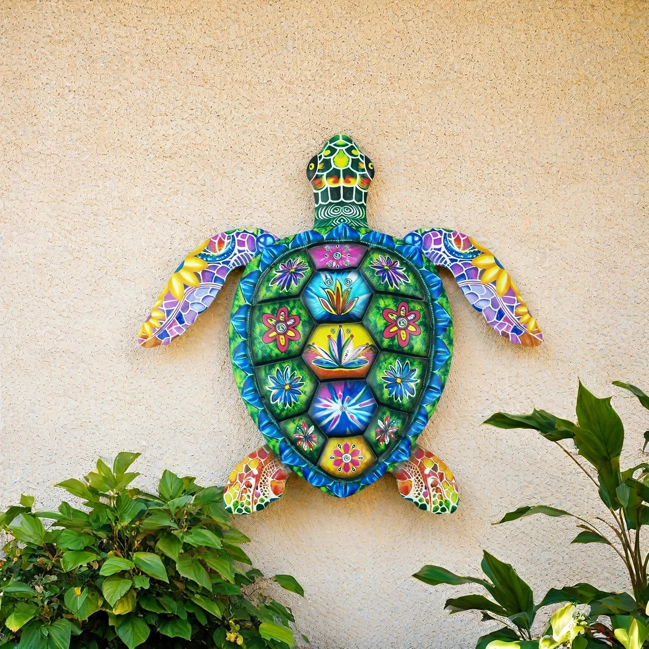 Colorful Turtle Metal Sign - Perfect Gift For Home