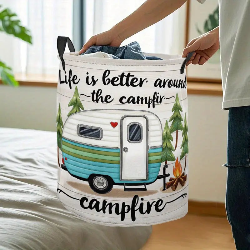 Life by the Campfire - Storage Basket