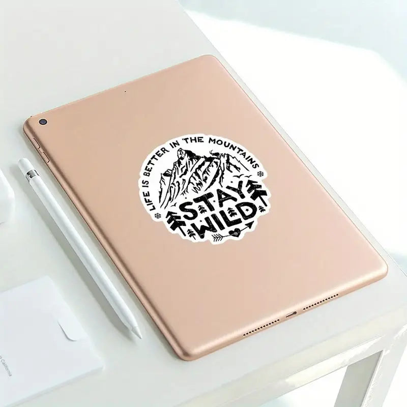 Stay Wild Mountains Vinyl Sticker