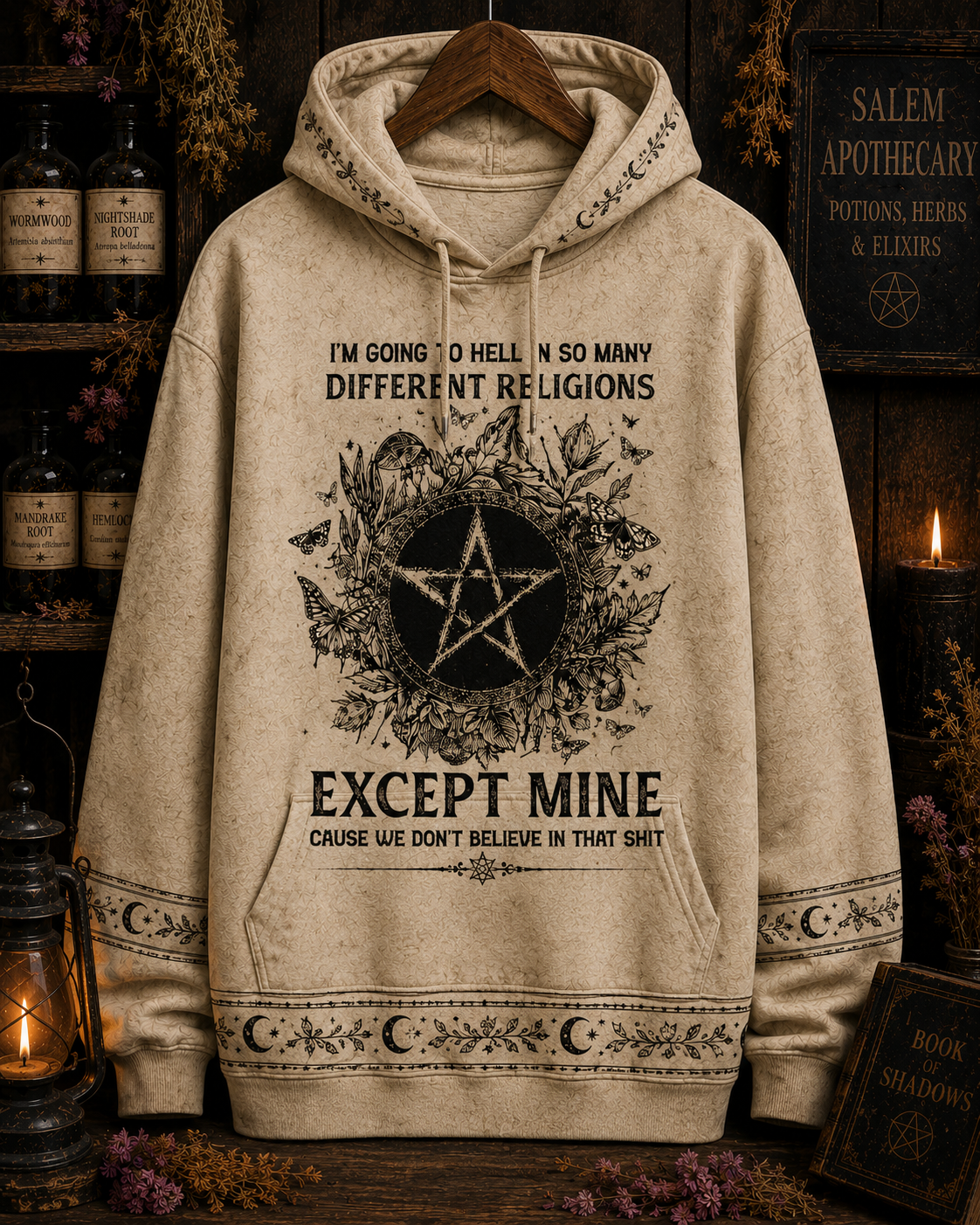 I'm Going To Hell In So Many Different Religions – Witchy Gothic Shirt
