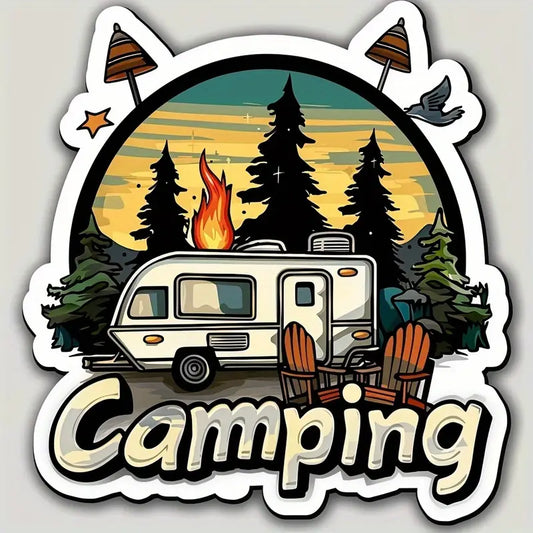 Vinyl Camping Stickers