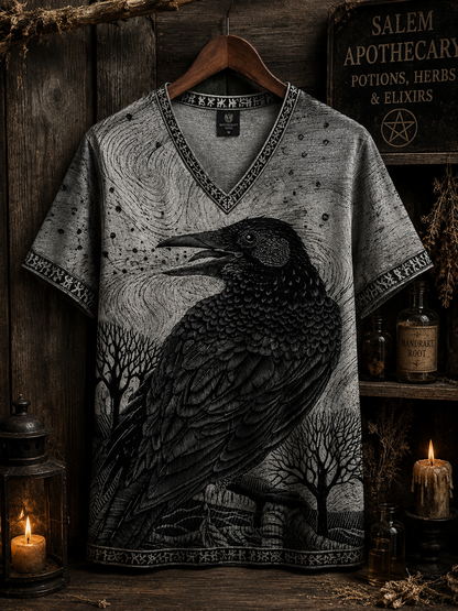 Gothic Raven Shirt – The Perfect Gift for Crow Lovers