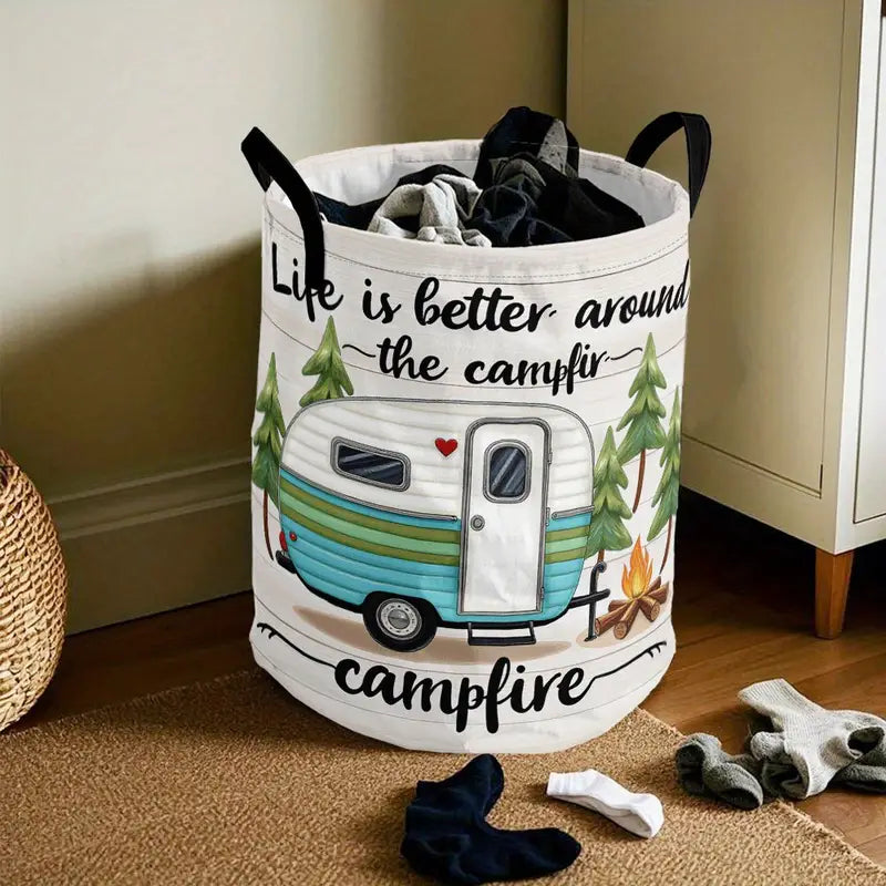 Life by the Campfire - Storage Basket
