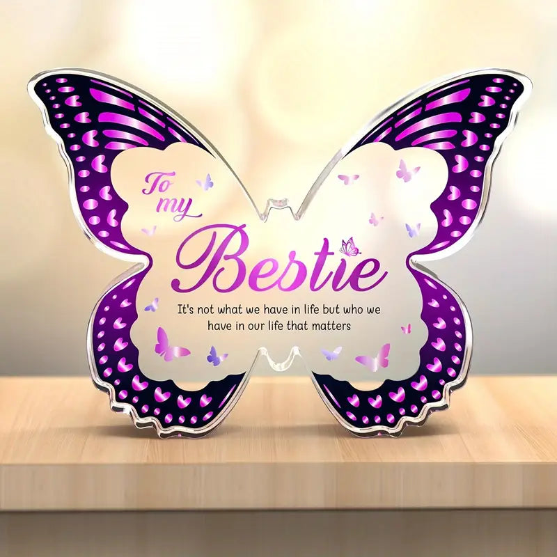 To My Bestie Acrylic Plaque - Gift For Friend